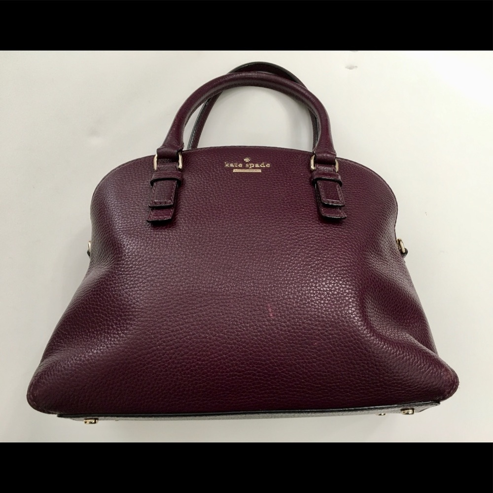 ❤️ Burgundy KATE SPADE Handbag satchel